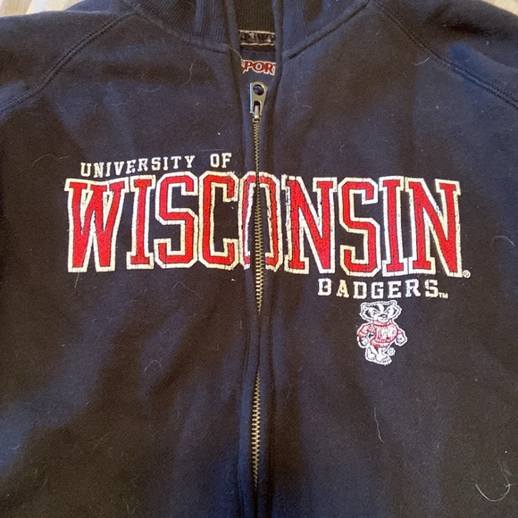 Wisconsin half zipped sweatshirt - Picture 2 of 4
